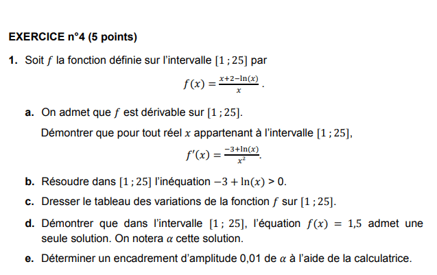 Bac ES-L (sp et obligatoire) Liban 2018 mathmatiques : image 13