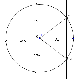 Se servir du cercle trigonomtrique et formules de trigonomtrie : image 1